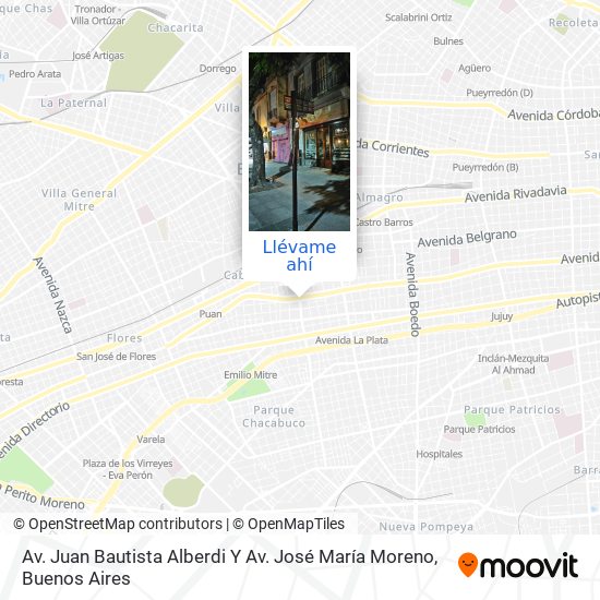 Mapa de Av. Juan Bautista Alberdi Y Av. José María Moreno