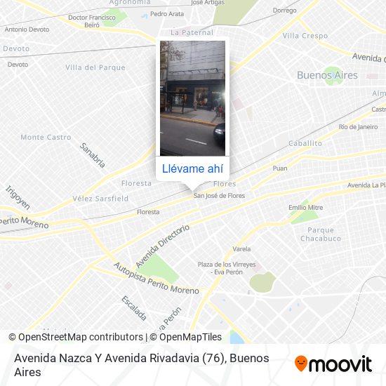 Mapa de Avenida Nazca Y Avenida Rivadavia (76)