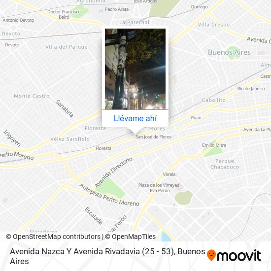 Mapa de Avenida Nazca Y Avenida Rivadavia (25 - 53)