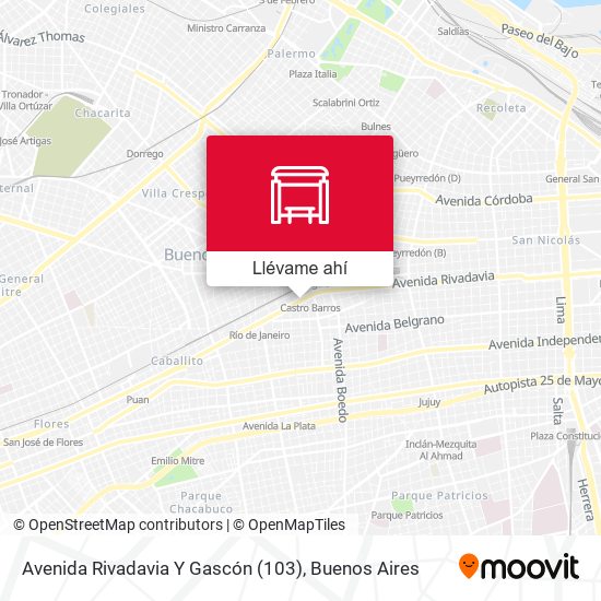 Mapa de Avenida Rivadavia Y Gascón (103)