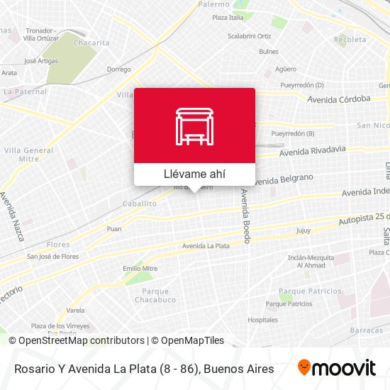 Mapa de Rosario Y Avenida La Plata (8 - 86)