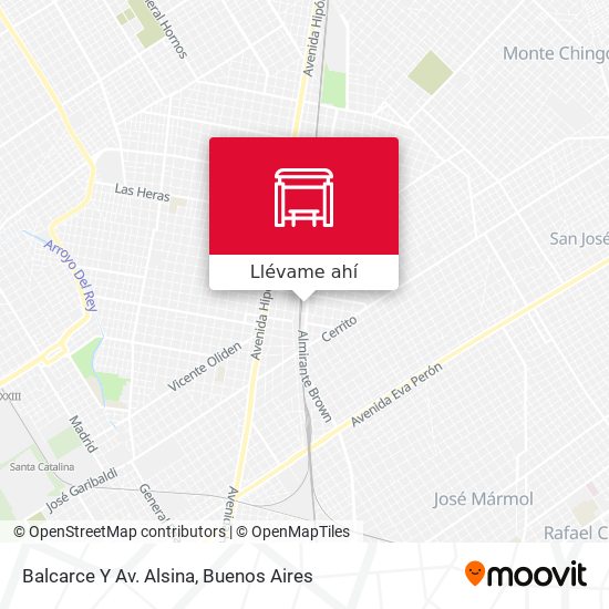 Mapa de Balcarce Y Av. Alsina