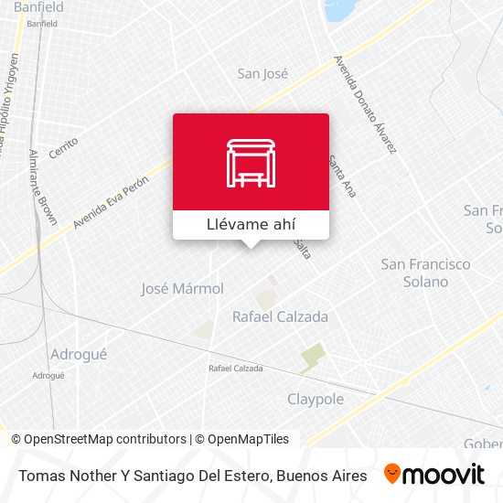Mapa de Tomas Nother Y Santiago Del Estero
