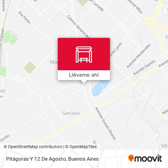 Mapa de Pitágoras Y 12 De Agosto