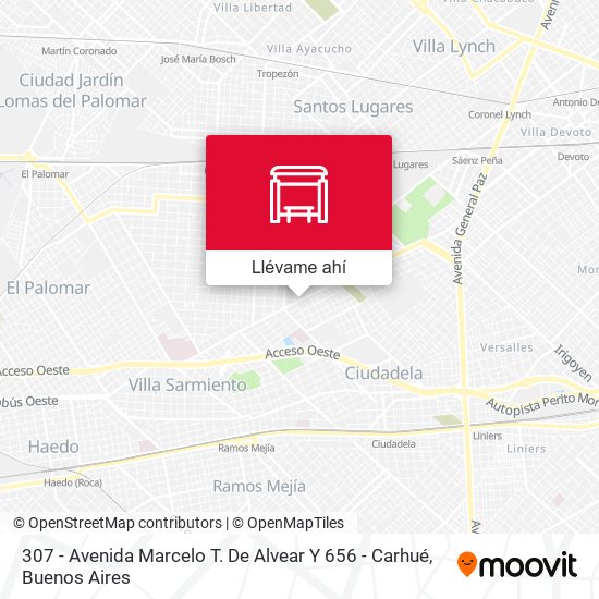 Mapa de 307 - Avenida Marcelo T. De Alvear Y 656 - Carhué