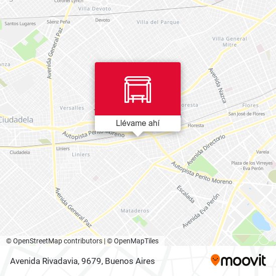 Mapa de Avenida Rivadavia, 9679