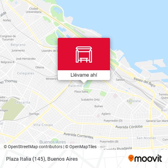Mapa de Avenida Sarmiento, 2668-2836