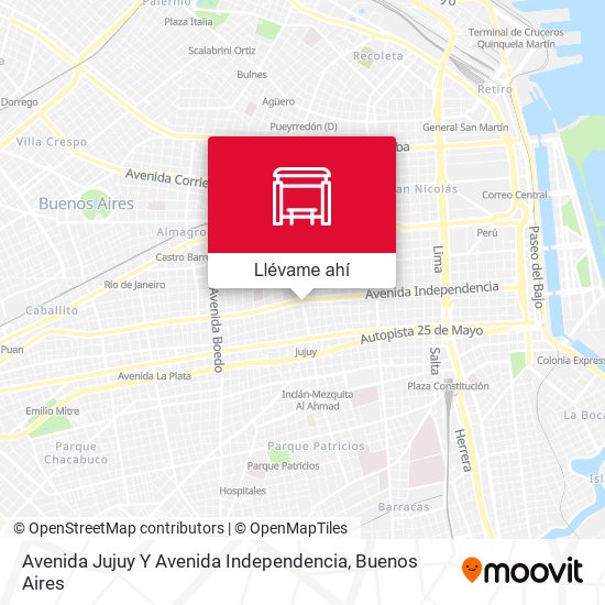 Mapa de Avenida Jujuy Y Avenida Independencia