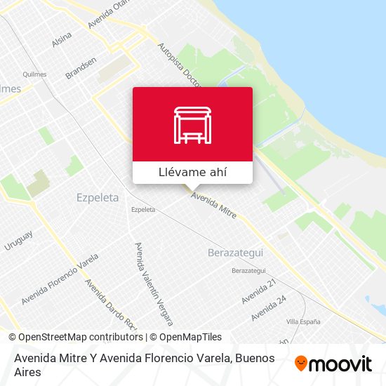 Mapa de Avenida Mitre Y Avenida Florencio Varela