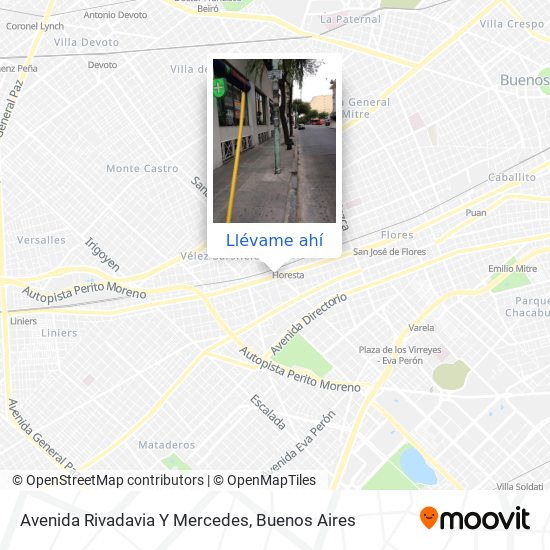 Mapa de Avenida Rivadavia Y Mercedes