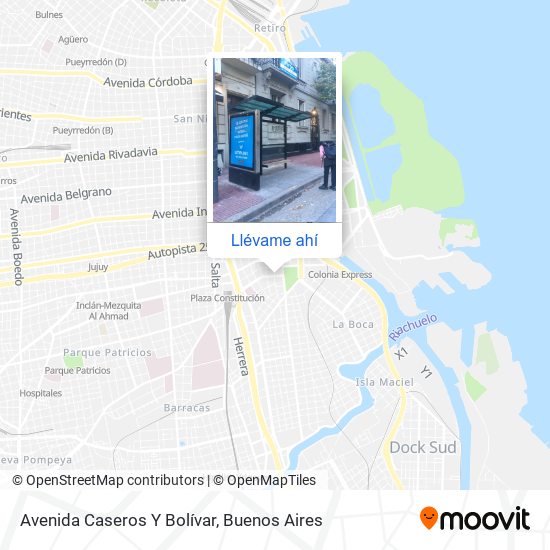 Mapa de Avenida Caseros Y Bolívar