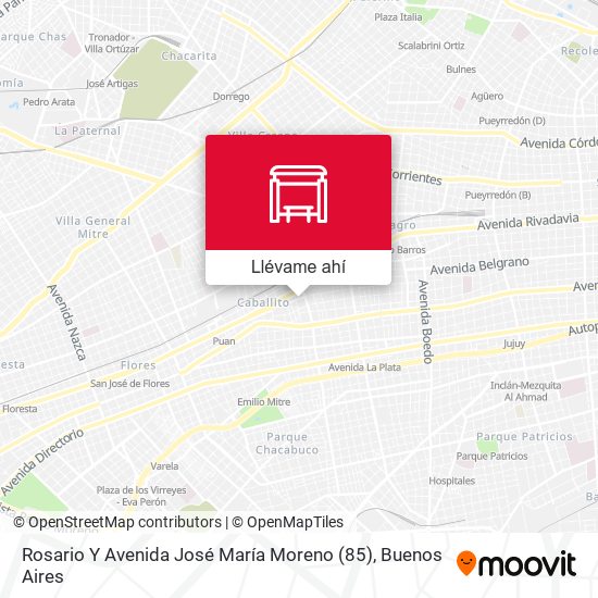 Mapa de Rosario Y Avenida José María Moreno (85)