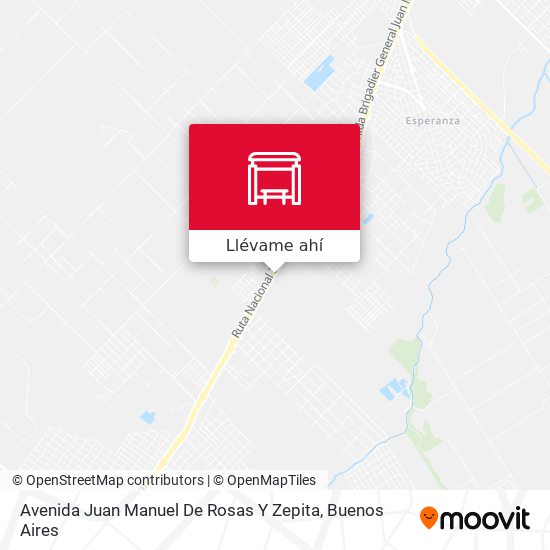 Mapa de Avenida Juan Manuel De Rosas Y Zepita