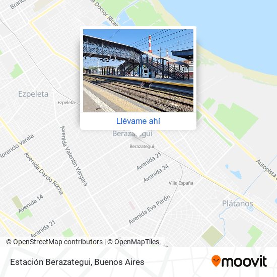 Mapa de Estación Berazategui