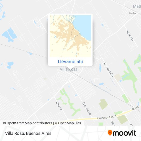 Mapa de Villa Rosa