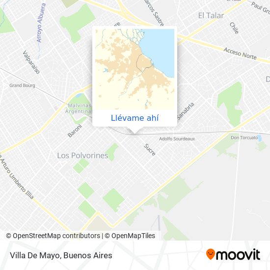 Mapa de Villa De Mayo