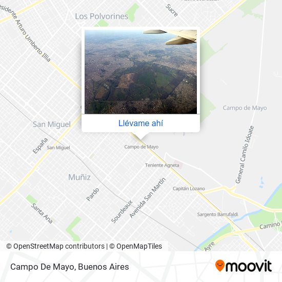 Mapa de Campo De Mayo