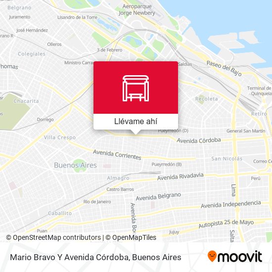 Mapa de Mario Bravo Y Avenida Córdoba