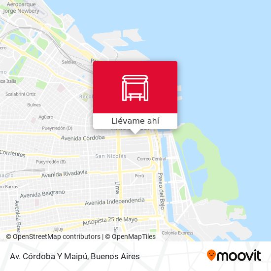 Mapa de Av. Córdoba Y Maipú