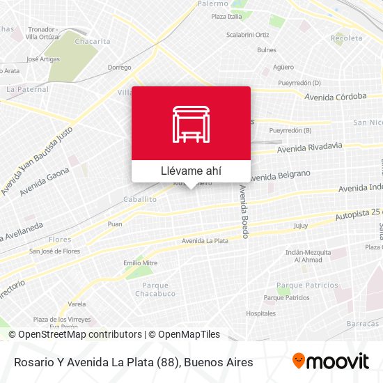 Mapa de Rosario Y Avenida La Plata (88)