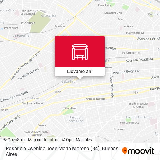 Mapa de Rosario Y Avenida José María Moreno (84)