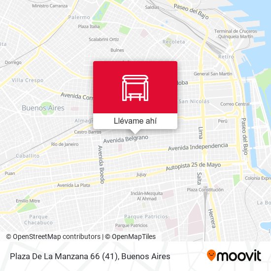 Mapa de Plaza De La Manzana 66 (41)