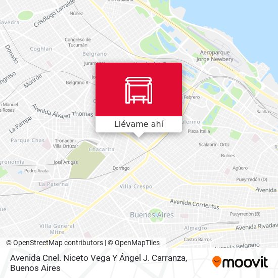 Mapa de Avenida Cnel. Niceto Vega Y Ángel J. Carranza