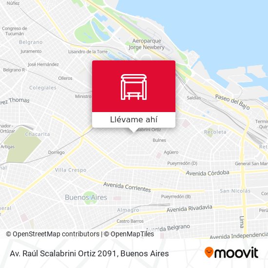 Mapa de Av. Raúl Scalabrini Ortiz 2091