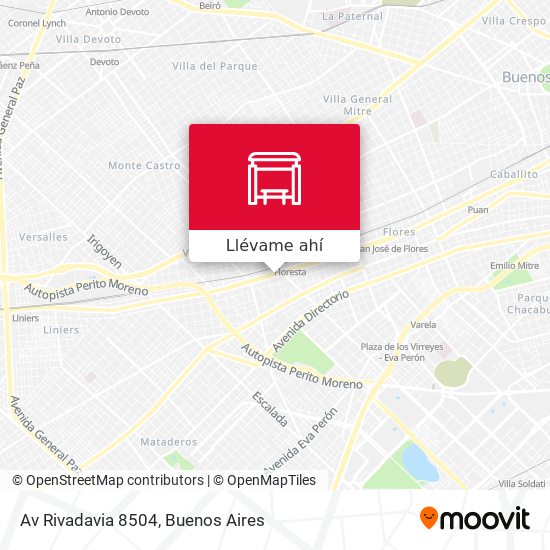 Mapa de Av Rivadavia 8504