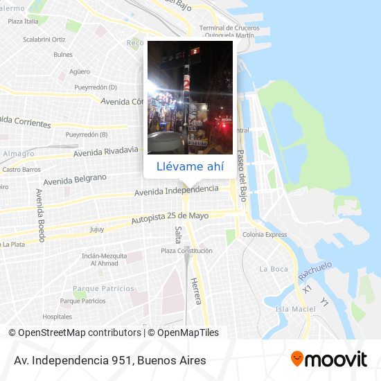 Mapa de Av. Independencia 951