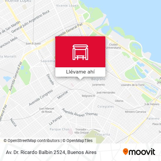 Mapa de Av. Dr. Ricardo Balbin 2524