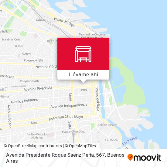 Mapa de Avenida Presidente Roque Sáenz Peña, 567