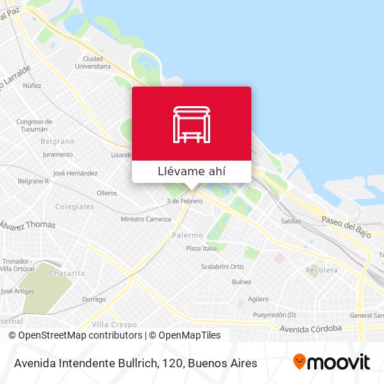 Mapa de Avenida Intendente Bullrich, 120