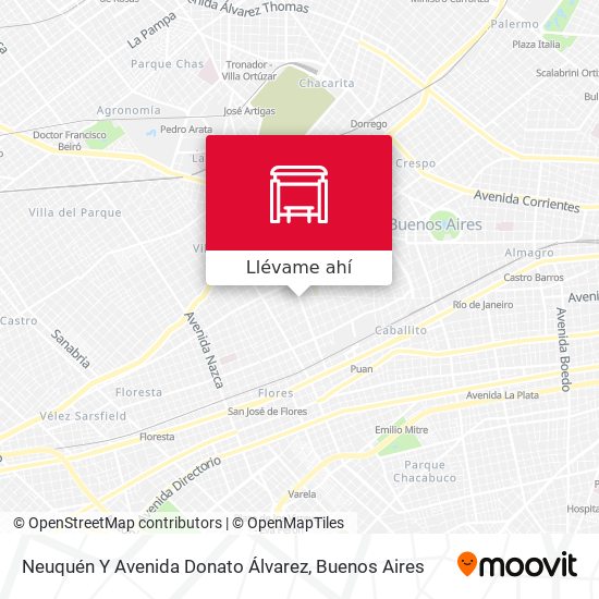 Mapa de Neuquén Y Avenida Donato Álvarez