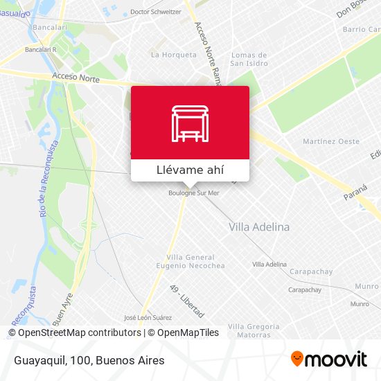 Mapa de Guayaquil, 100