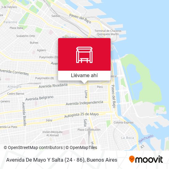 Mapa de Avenida De Mayo Y Salta (24 - 86)