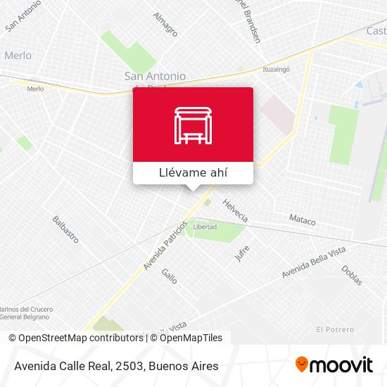 Mapa de Avenida Calle Real, 2503