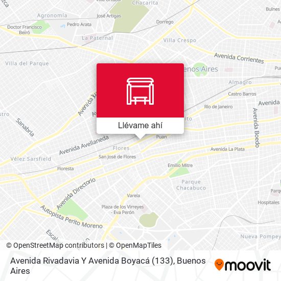 Mapa de Avenida Rivadavia Y Avenida Boyacá (133)