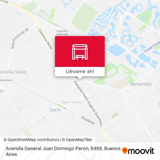 Mapa de Avenida General Juan Domingo Perón, 8488
