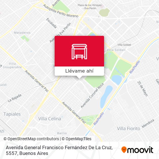 Mapa de Avenida General Francisco Fernández De La Cruz, 5557