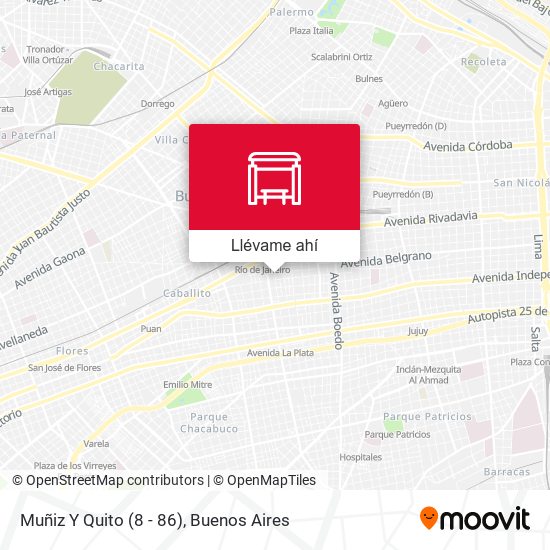 Mapa de Muñiz Y Quito (8 - 86)