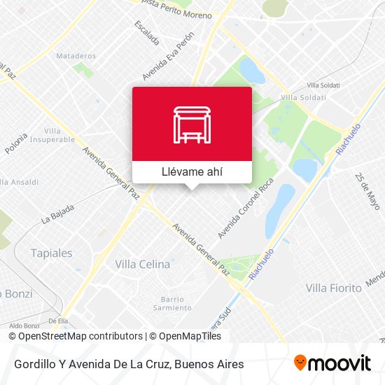 Mapa de Gordillo Y Avenida De La Cruz