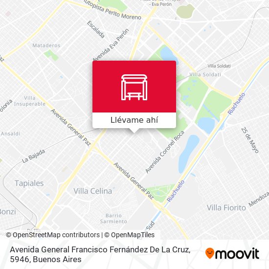 Mapa de Avenida General Francisco Fernández De La Cruz, 5946