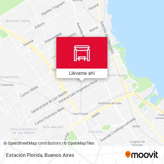 Mapa de Estación Florida