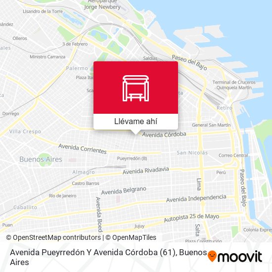 Mapa de Avenida Pueyrredón Y Avenida Córdoba (61)