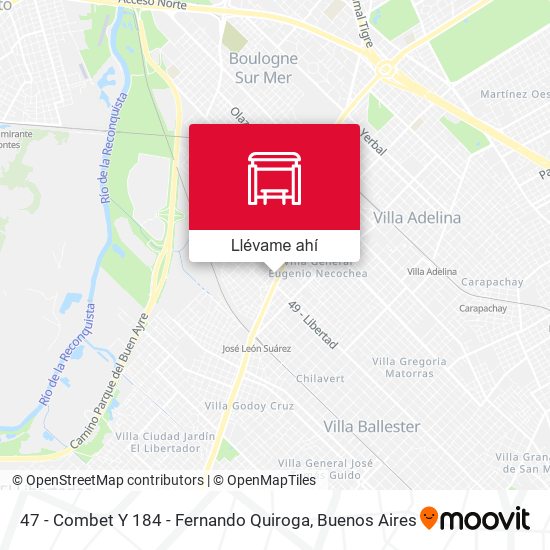 Mapa de 47 - Combet Y 184 - Fernando Quiroga