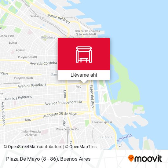 Mapa de Plaza De Mayo (8 - 86)