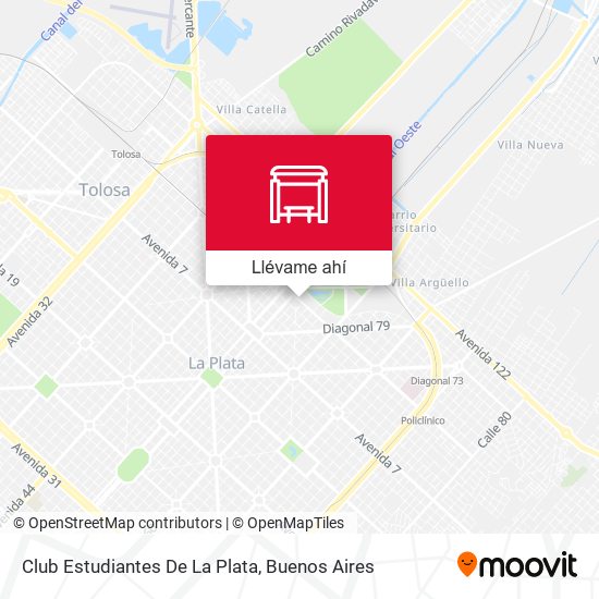 Mapa de Club Estudiantes De La Plata