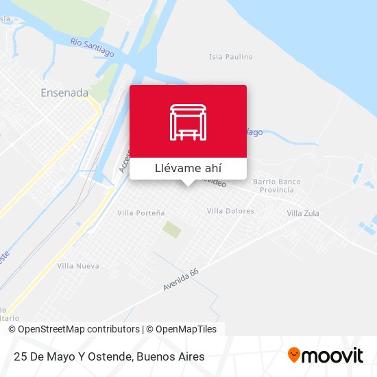 Mapa de 25 De Mayo Y Ostende