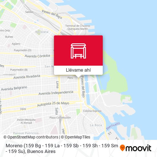 Mapa de Moreno (159 Bg - 159 La - 159 Sb - 159 Sh - 159 Sm - 159 Su)